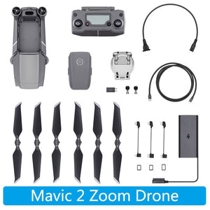 DJI Mavic 2 Pro Drone / Mavic 2 Zoom Drone 4K HD Video 31Mins Flight Time 8km / 1" CMOS Sensor / 1/2.3" CMOS Sensor Hyperlapse
