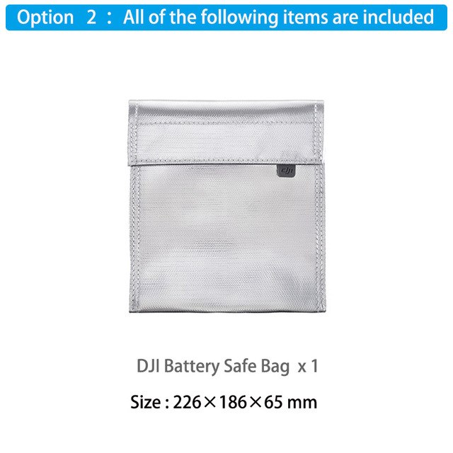 Original DJI Battery Safe Bag for DJI Mavic Air /Pro  Phantom 3/4 Pro /Inspire 2  Drone  Battery