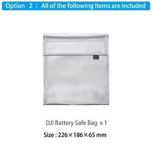 Original DJI Battery Safe Bag for DJI Mavic Air /Pro  Phantom 3/4 Pro /Inspire 2  Drone  Battery