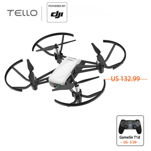 DJI Ryze Tello Drone 720P HD Transmission Camera with GameSir T1d Controller for mini Drone RC Quadcopter