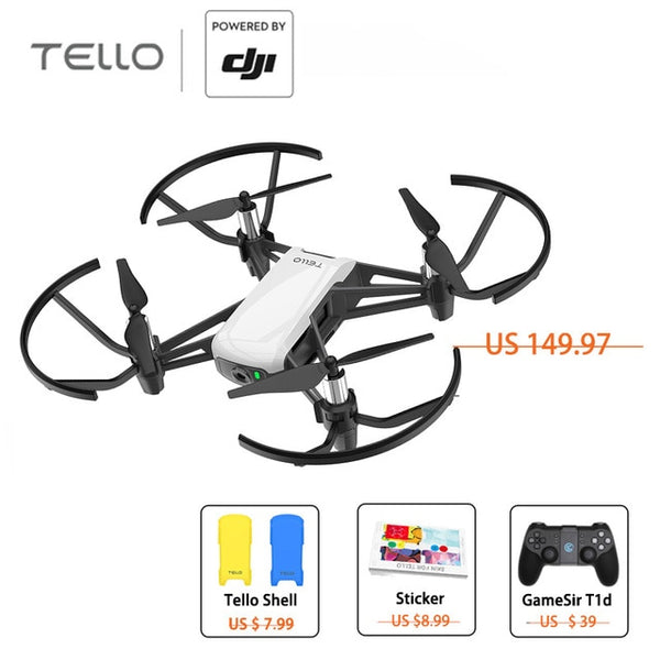 DJI Ryze Tello Drone 720P HD Transmission Camera with GameSir T1d Controller for mini Drone RC Quadcopter