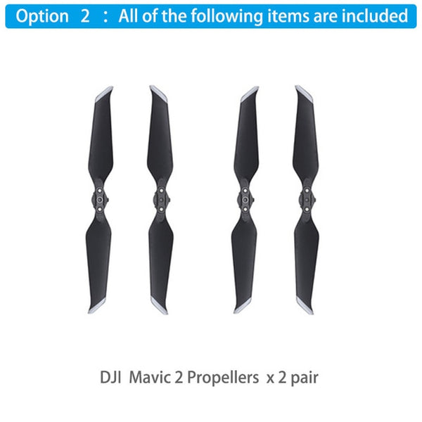 Original DJI Mavic 2 Pro/Zoom Propellers DJI Low-Noise Quick-Release 8743 Propellers Apply to Mavic 2 Pro/Zoom Fly More Combo