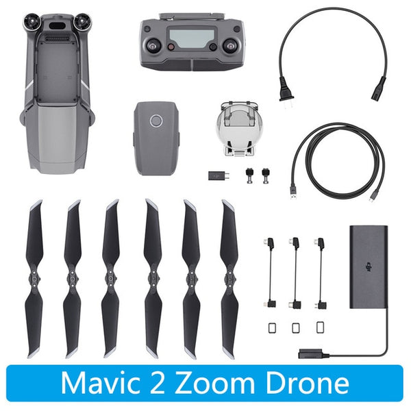 DJI Mavic 2 Zoom Drone 1/2.3" CMOS Sensor 4x Lossless Zoom FHD Video 48MP Super Resolution Photo 2x Optical Zoom Dolly Zoom