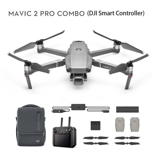 DJI Mavic 2 Pro(DJI Smart Controller) Zoom 1" CMOS Sensor Camera Adjustable Aperture RC Quadcopter With 4K HD Camera mini Drone