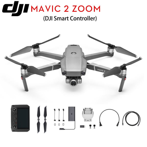 DJI Mavic 2 Pro/Zoom (DJI Smart Controller) 1 inch CMOS Sensor Camera Adjustable Aperture RC Quadcopter With 4K HD Camera Drone