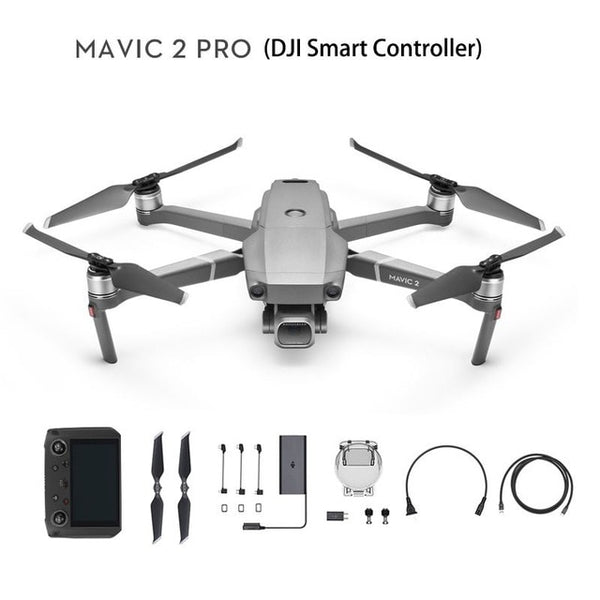 DJI Mavic 2 Pro/Zoom (DJI Smart Controller) 1 inch CMOS Sensor Camera Adjustable Aperture RC Quadcopter With 4K HD Camera Drone
