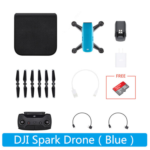 DJI Spark Mini Drone Smart FPV WiFi  Pocket Handheld Selfie Drone With 1080P HD Camera Gesture control 16 min Flight Time